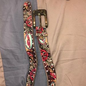 Vintage Ed Hardy belt